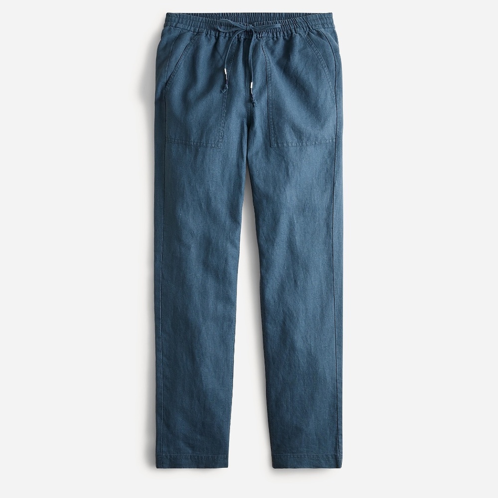 J. Crew New seaside pant in linen blend